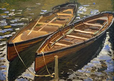 Rowing Boats Claude Monet